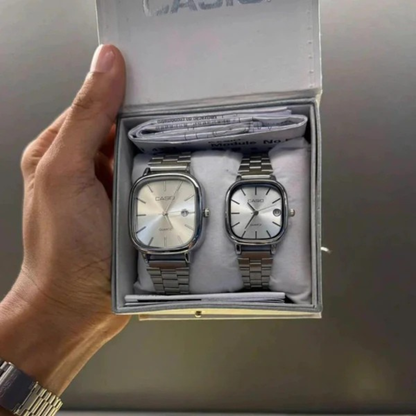 Couples Matching Watch Set - Elegant His and Hers Gift