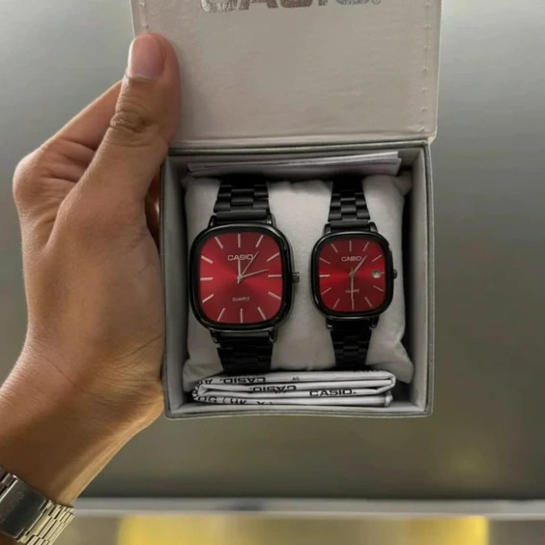 Couples Matching Watch Set - Elegant His and Hers Gift