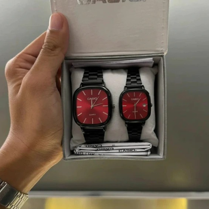 Couples Matching Watch Set - Elegant His and Hers Gift