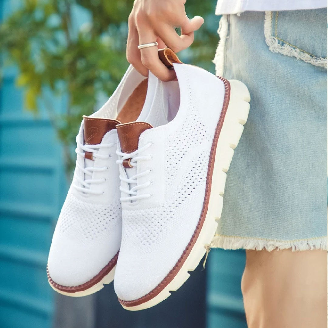 Rivauron - Swift Ultra-Comfortable Breathable Flexible Trainers - White